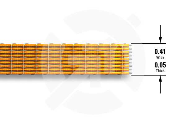9 Way, Kapton Insulated Ribbon Cable 9 Way, Kapton Insulated Ribbon Cable