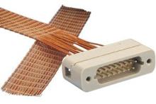 Connector to Cable - 15 Way Male - PEEK, Kapton Connector to Cable - 15 Way Male - PEEK, Kapton