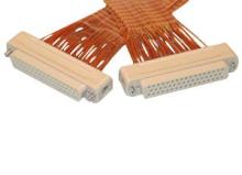 Connector to Connector Extension Cable - 50 Way Female, PEEK, Kapton Connector to Connector Extension Cable - 50 Way Female, PEEK, Kapton