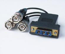 Sub D-Connector to BNC Connector - 3-Coax - Female Sub D-Connector to BNC Connector - 3-Coax - Female