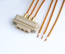 Connector to Cable - 3 Coaxial - Female Connector to Cable - 3 Coaxial - Female
