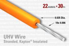 22 AWG - Stranded Core Wire - Kapton Insulated 22 AWG - Stranded Core Wire - Kapton Insulated