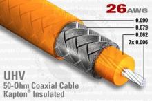26 AWG, 50 Ohm Coaxial Cable 26 AWG, 50 Ohm Coaxial Cable