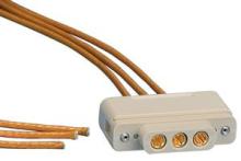 Connector to Cable - 3 Power - Female Connector to Cable - 3 Power - Female