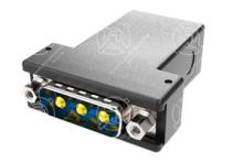 Air Service Connector - 3 Power - Male, Sub-D Air Service Connector - 3 Power - Male, Sub-D