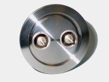 SHV-5 - Single Ended, Grounded Shield Feedthrough x2 on a NW40 KF Flange SHV-5 - Single Ended, Grounded Shield Feedthrough x2 on a NW40 KF Flange