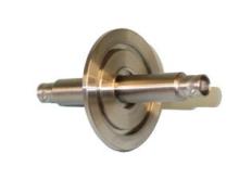 MHV - Double Ended, Grounded Shield Feedthrough on a NW40 KF Flange MHV - Double Ended, Grounded Shield Feedthrough on a NW40 KF Flange