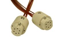 Connector to Connector Extension Cable - 6C- Female, PEEK Circular Connector to Connector Extension Cable - 6C- Female, PEEK Circular