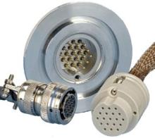 19 Pin Feedthrough on a KF40 Flange and Cables 19 Pin Feedthrough on a KF40 Flange and Cables