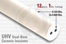 Ceramic Insulator 2 Hole design - 0.020 Ceramic Insulator 2 Hole design - 0.020