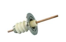 20kV, 150AMP Fluted Ceramic on a NW50 KF Flange 20kV, 150AMP Fluted Ceramic on a NW50 KF Flange