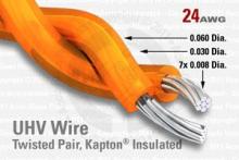 24 Awg Twisted Pair Cable Kapton Insulated
