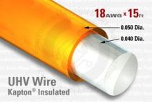 18 AWG - Solid Core Wire. 18 AWG - Solid Core Wire.