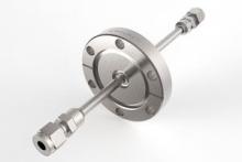 MPF Water Cooled Feed Through Diameter .75" Flange 2.75" CF Vac Side 
