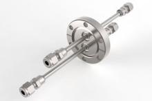 Dual .250 Tube / 2.75 CF Flange (Swagelok) Dual .250 Tube / 2.75 CF Flange (Swagelok)