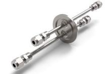 Dual .250 Tube / ISO NW40 KF Flange (Swagelok) Dual .250 Tube / ISO NW40 KF Flange (Swagelok)