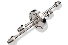 Dual .250 Tube / 2.75 CF Flange (VCR Fitting) Dual .250 Tube / 2.75 CF Flange (VCR Fitting)