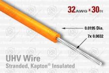 32 AWG - Stranded Core Wire - Kapton Insulated 32 AWG - Stranded Core Wire - Kapton Insulated