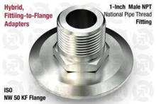 1.00 NPT Male, 50 KF ISO Flange Adapter 1.00 NPT Male, 50 KF ISO Flange Adapter