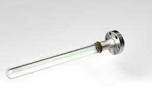 0.50 Diameter, Domed Glass Tube / 1.33 CF Flange / Magnetic 0.50 Diameter, Domed Glass Tube / 1.33 CF Flange / Magnetic
