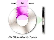 #4 (.112) SS, Vented - Flat Washer #4 (.112) SS, Vented - Flat Washer
