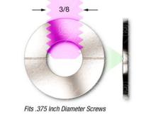 3/8 (.375) SS, Vented - Flat Washer 3/8 (.375) SS, Vented - Flat Washer